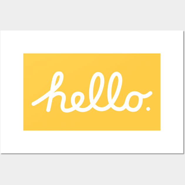 Hello: The Macintosh Office Wall Art by First Things First